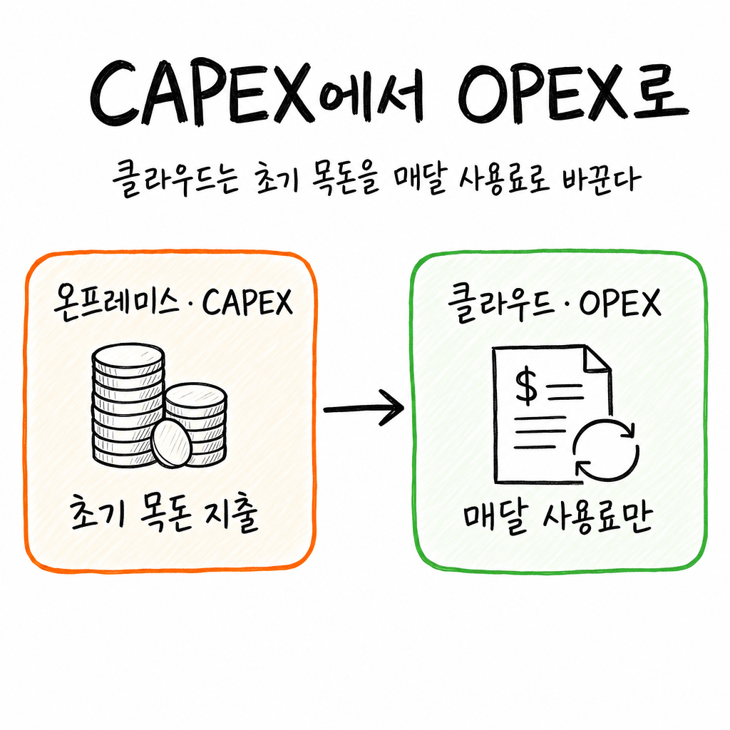 CAPEX에서 OPEX로 — 비용구조 전환