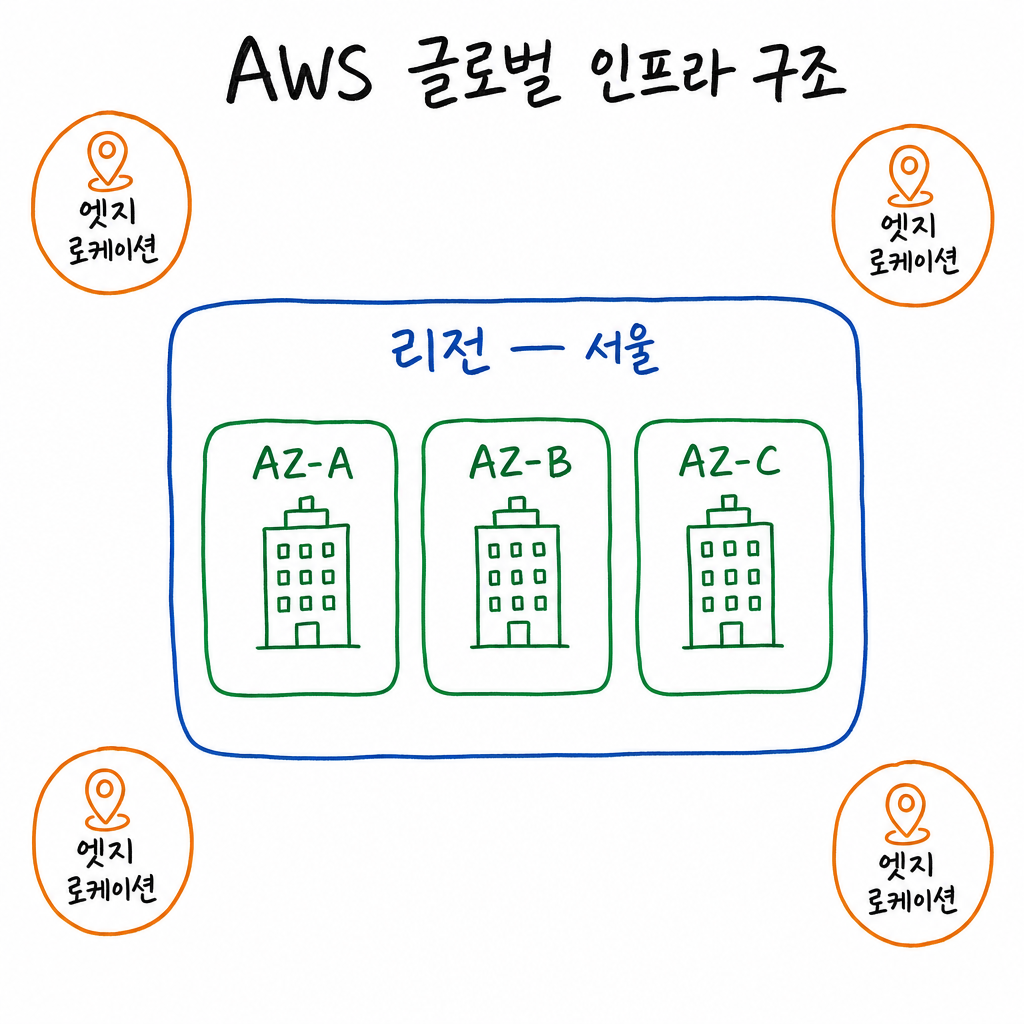 AWS 글로벌 인프라 계층 구조