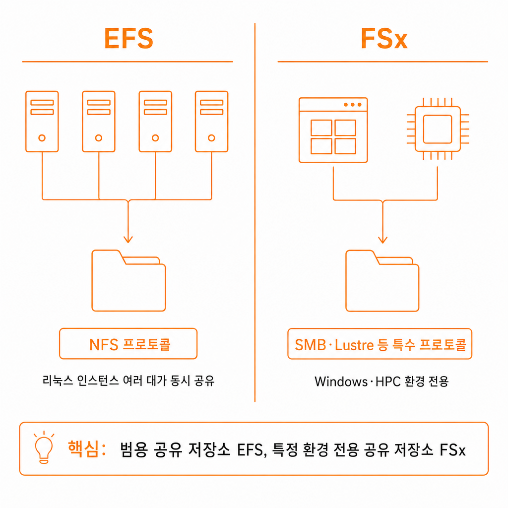 EFS vs FSx 비교